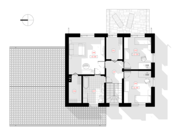 "Valdis" ir neparasta divstāvu dzīvojamā māja ar divslīpju un vienslīpju jumtu, kas paredzēta 4-5 vai vairāk cilvēku ģimenei. Kopējā mājas platība ir salīdzinoši neliela - tikai 149,21 m2