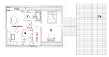 "Austra" ir unikāls vienstāvu mājas projekts ar bēniņiem