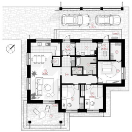 Mājas projekts Olivija