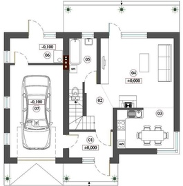 Mājas projekts Ekonomiskā 2